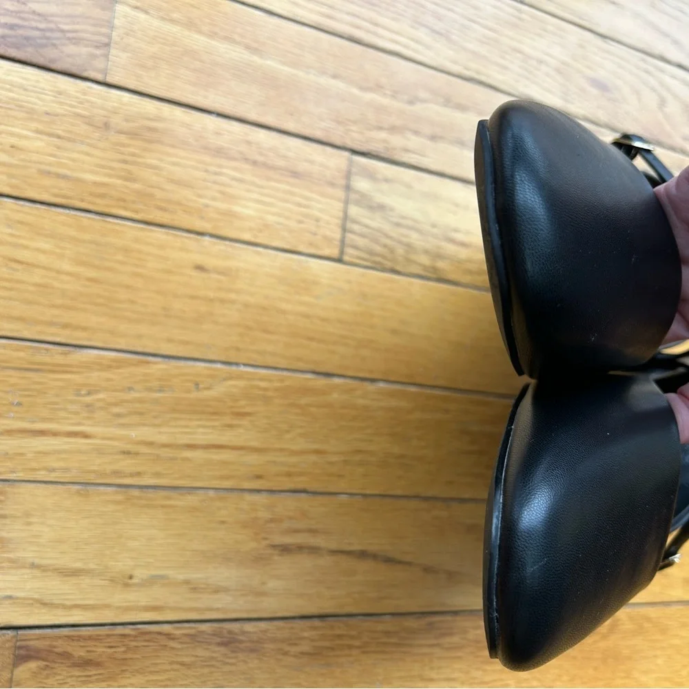 Banana Republic Office Vegan Faux Leather Mary Jane Ballerina Flats Shoes